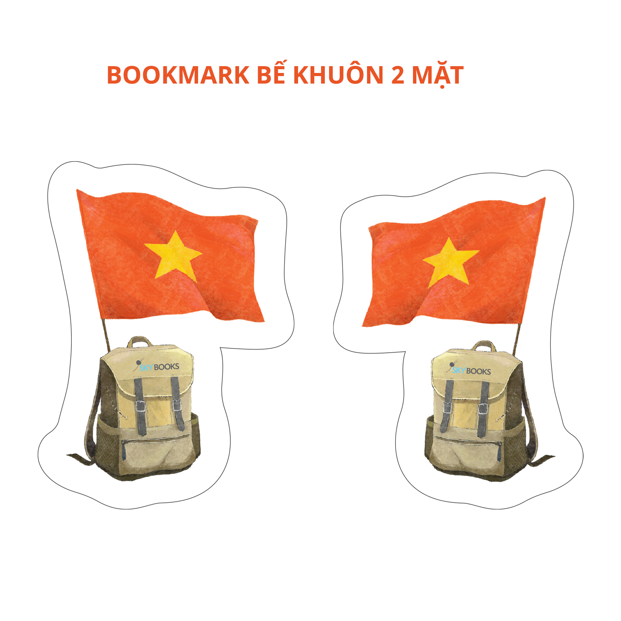 lá cờ bên chiếc ba lô - Ảnh 3