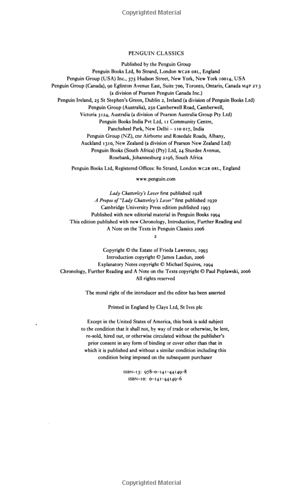 lady chatterley's lover: cambridge lawrence edition (penguin classics) - Ảnh 6