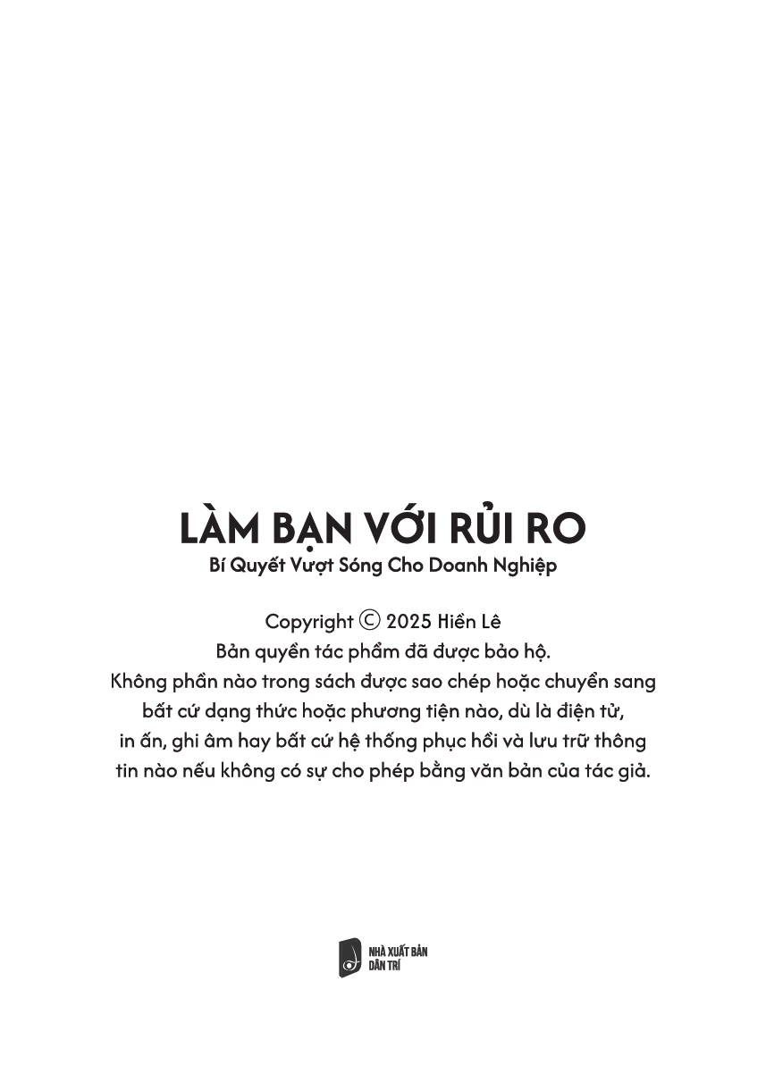 Làm Bạn Với Rủi Ro - Bí Quyết Vượt Sóng Cho Doanh Nghiệp - Bìa Cứng - Ảnh 3
