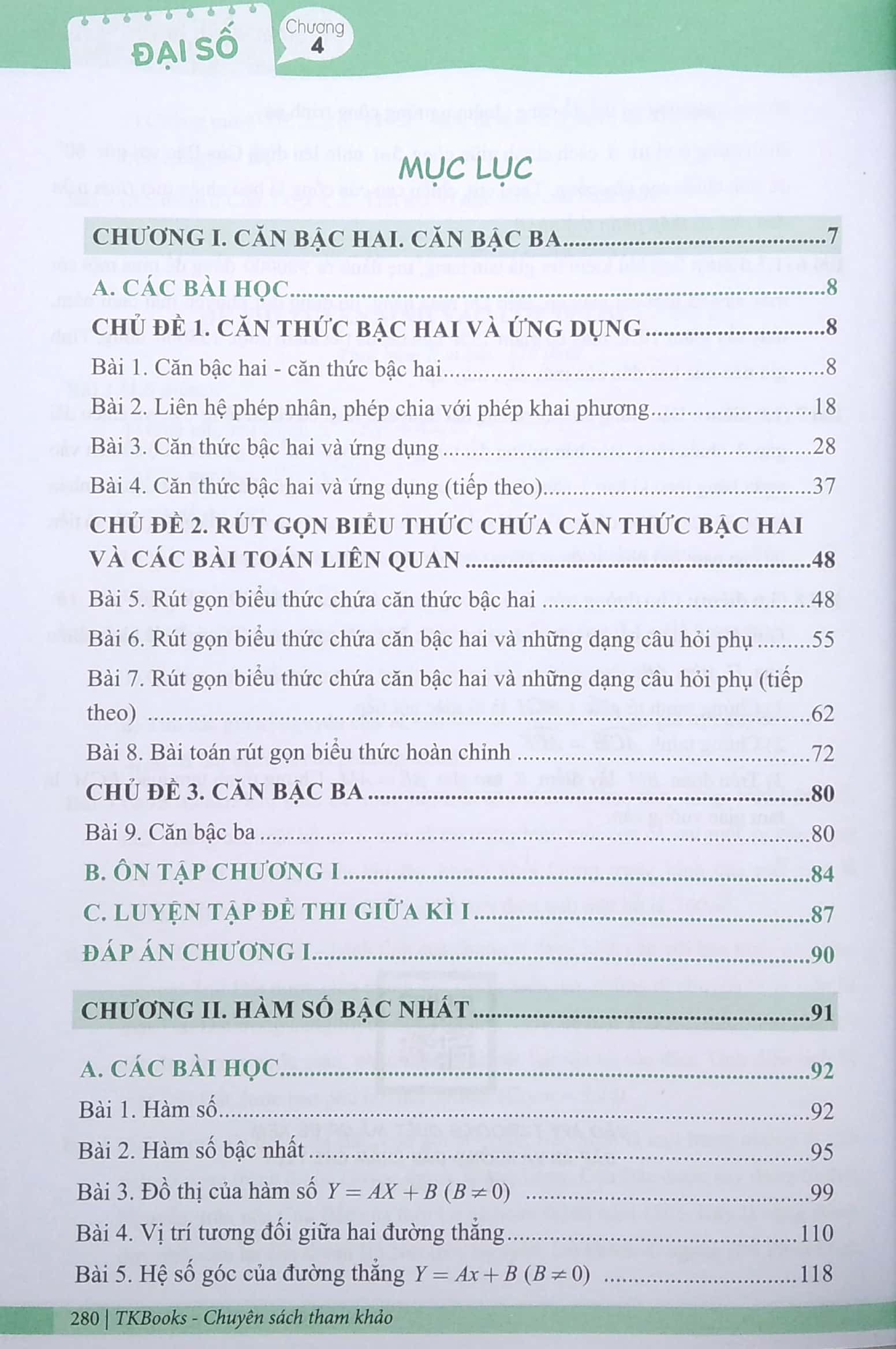 làm chủ kiến thức toán 9 ôn thi vào 10 - phần đại số - Ảnh 3