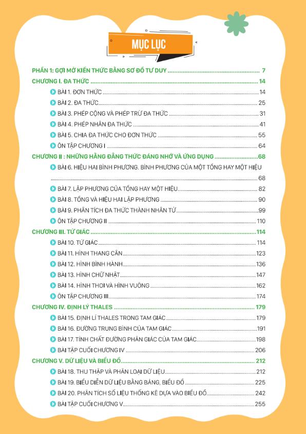 làm chủ kiến thức toán bằng sơ đồ tư duy lớp 8 - tập 1 - Ảnh 3