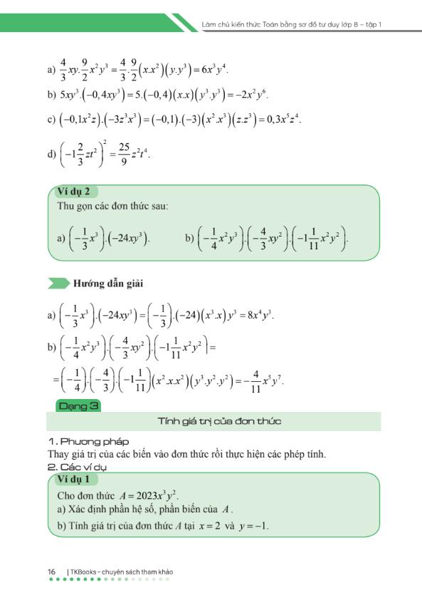 làm chủ kiến thức toán bằng sơ đồ tư duy lớp 8 - tập 1 - Ảnh 9