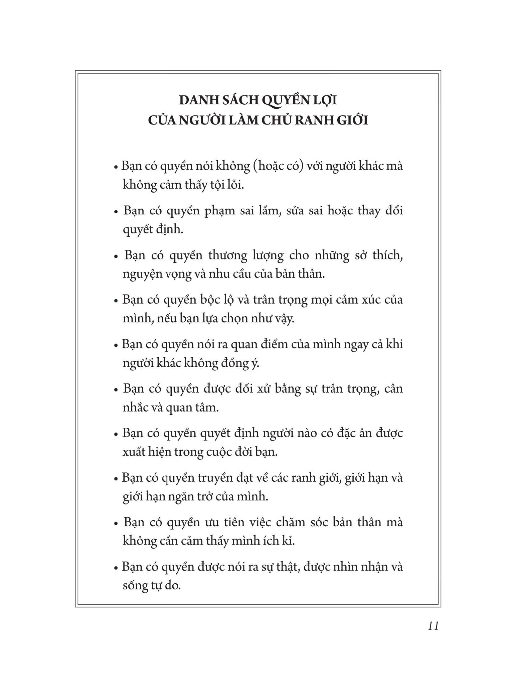 làm chủ ranh giới - dám nói thật, được nhìn nhận và sống đời tự do - Ảnh 12
