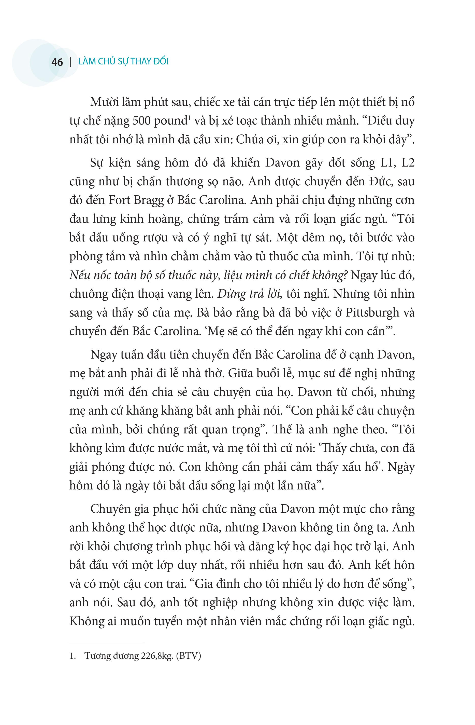 làm chủ sự thay đổi - vực dậy sau biến cố - Ảnh 13