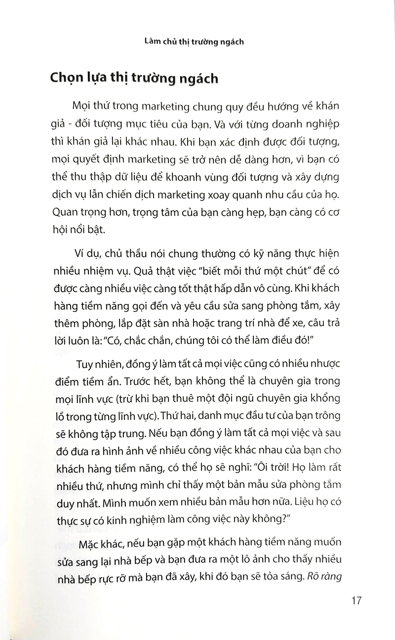 làm chủ thị trường ngách (tái bản 2024) - Ảnh 3