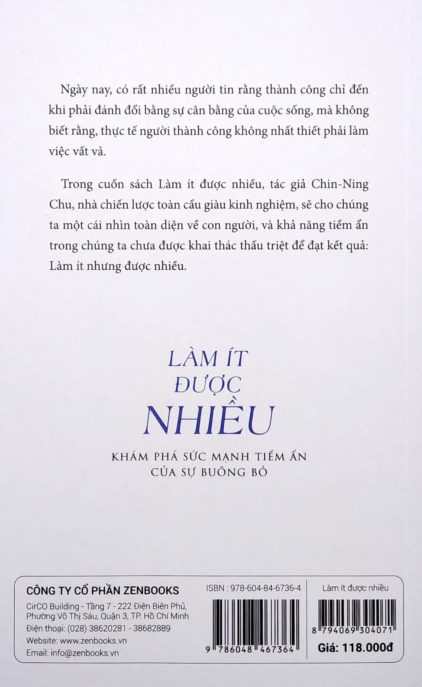 làm ít được nhiều - do less achieve more (tái bản 2022) - Ảnh 6