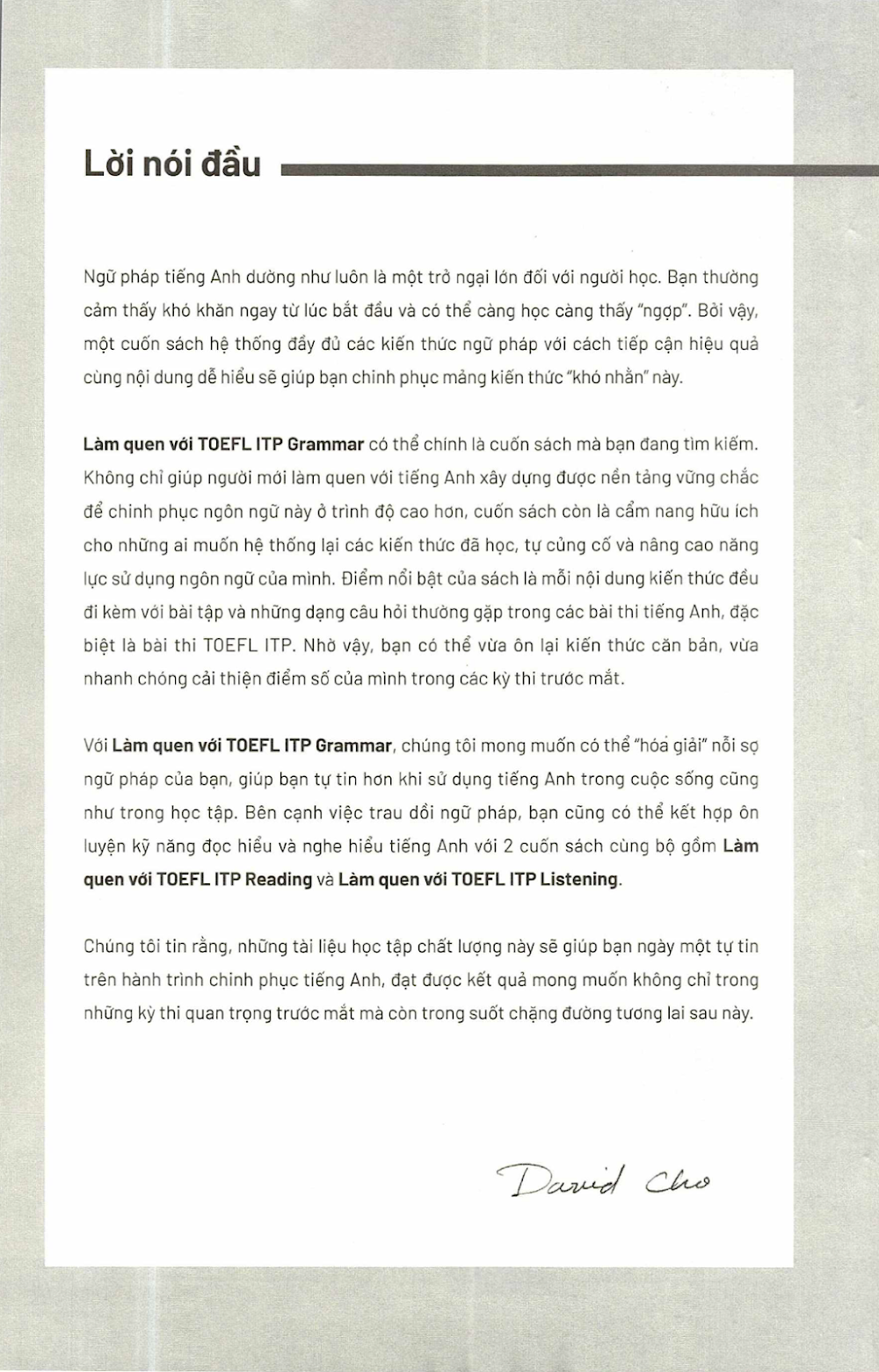 làm quen với toefl itp grammar - Ảnh 2