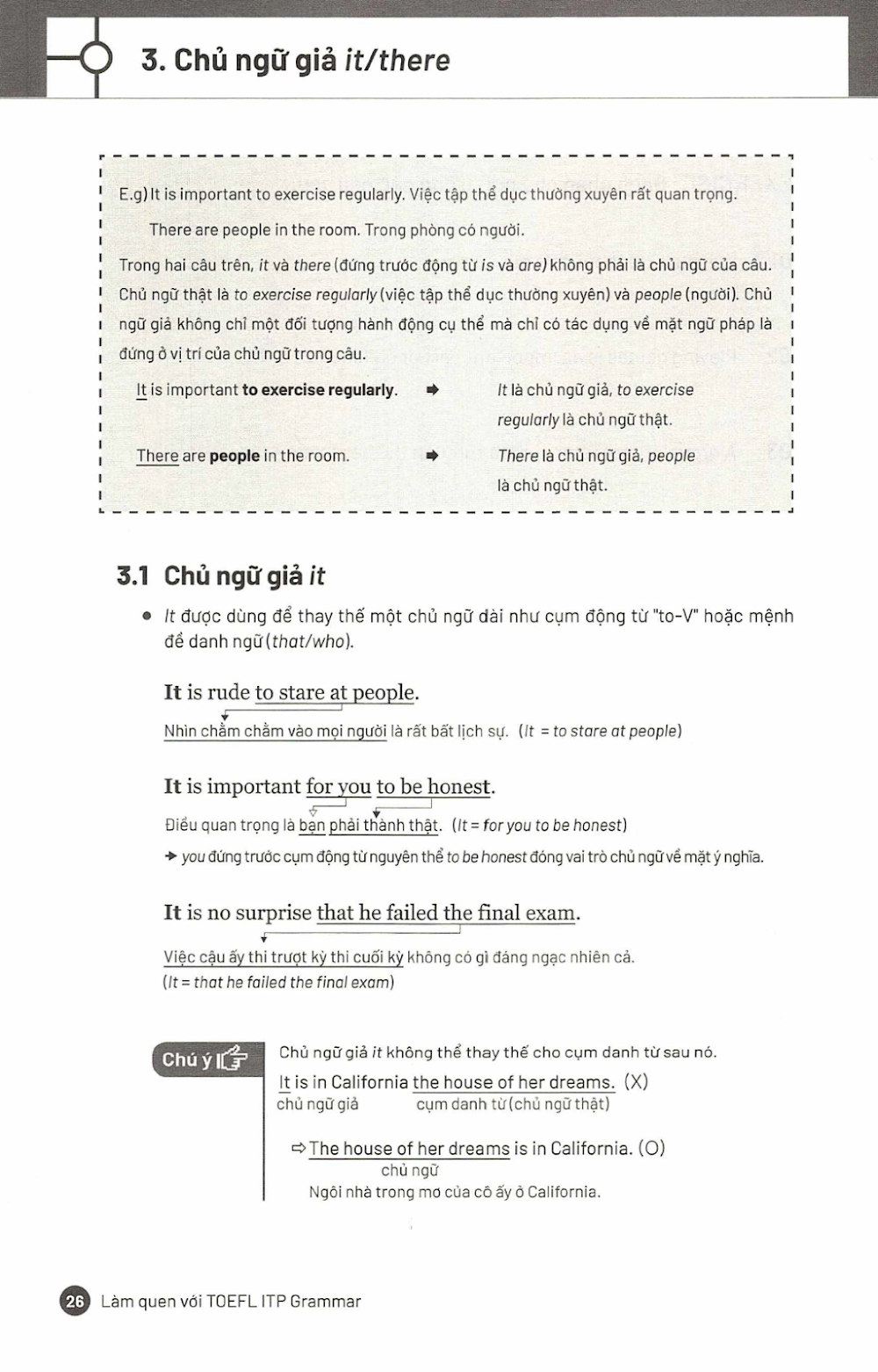 làm quen với toefl itp grammar - Ảnh 7