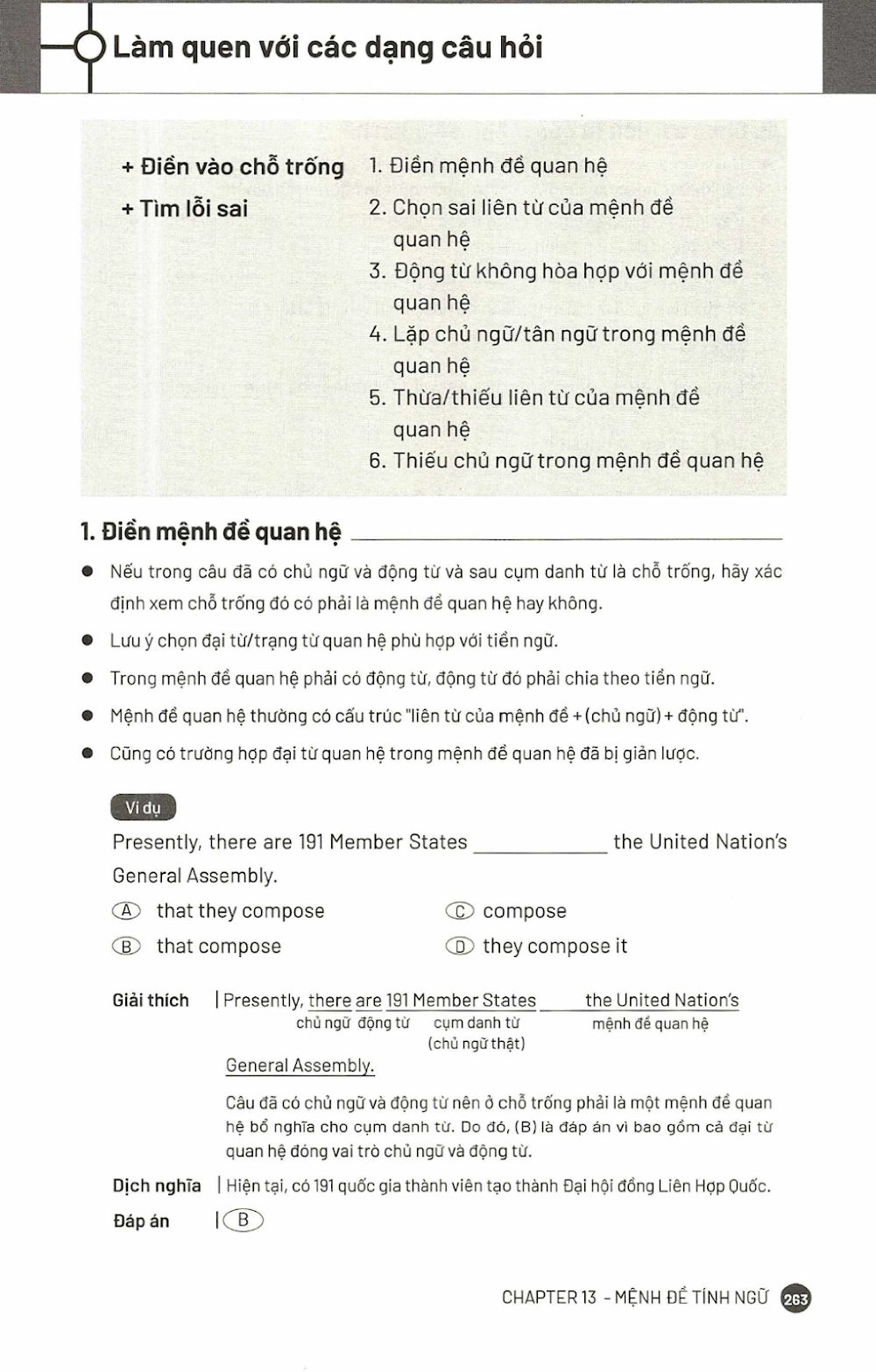 làm quen với toefl itp grammar - Ảnh 9