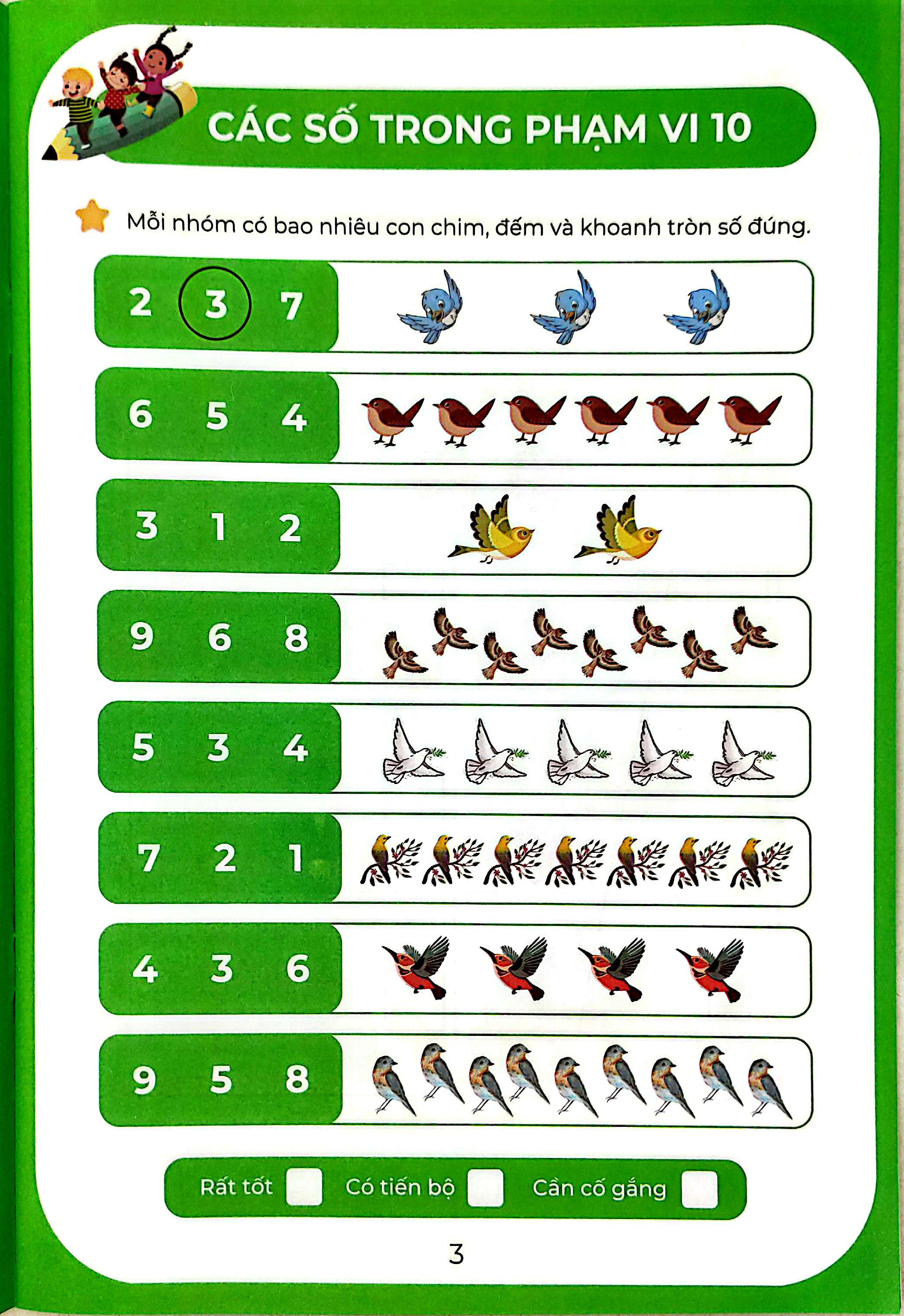 Lam Tinh Nhanh - Hoc Toan Gioi - Nhan Biet So Va Lam Quen Voi Cac Phep Tinh - Bai Tap Toan Hoc Khai Sang - Ảnh 4