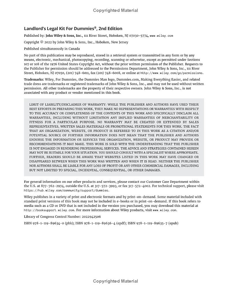 landlord's legal kit for dummies - Ảnh 3