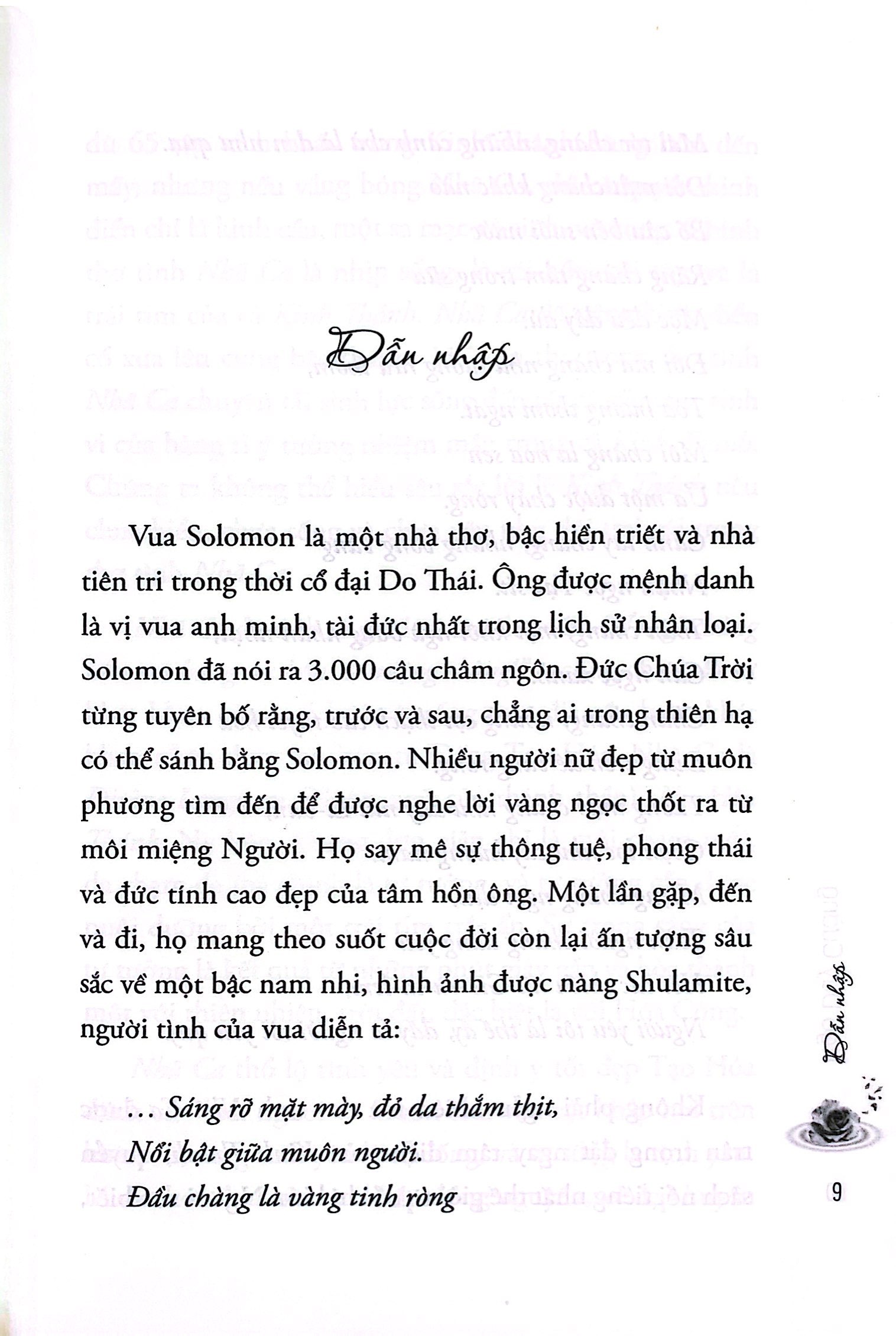 lãng mạn - giải mã thơ tình solomon - Ảnh 6
