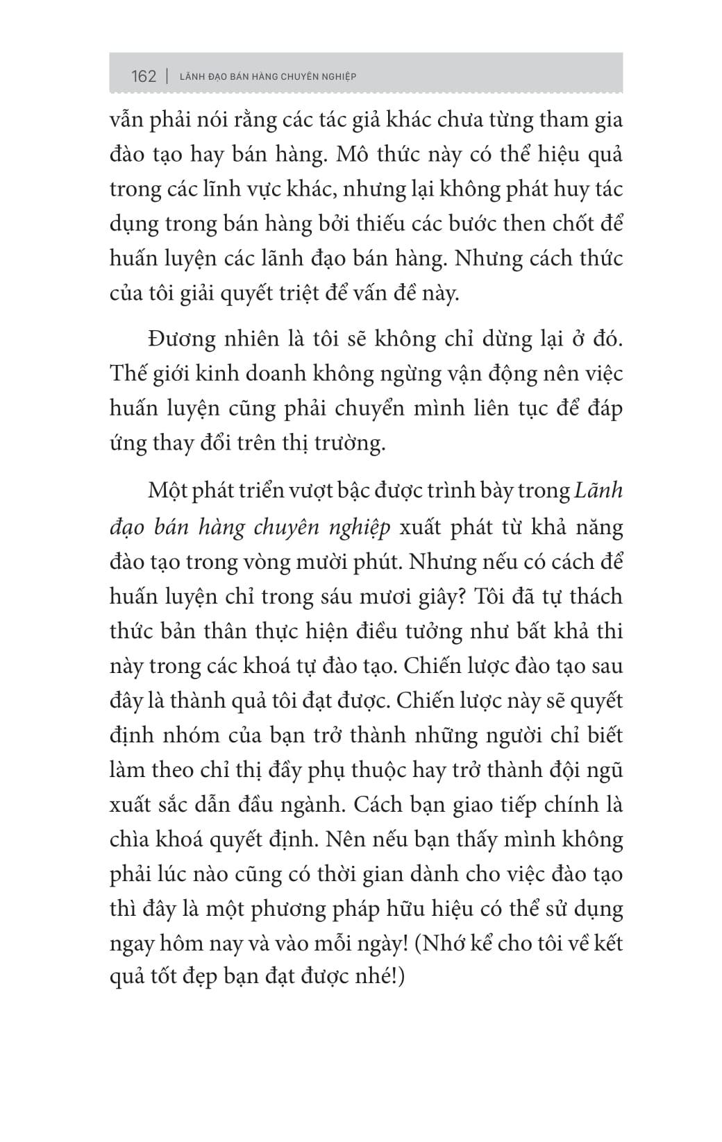 lãnh đạo bán hàng chuyên nghiệp - bí quyết xây dựng đội nhóm bán hàng - bất khả chiến bại - Ảnh 7