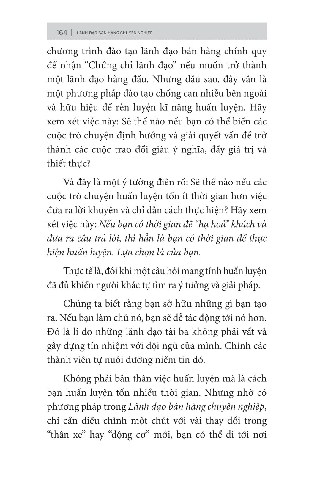 lãnh đạo bán hàng chuyên nghiệp - bí quyết xây dựng đội nhóm bán hàng - bất khả chiến bại - Ảnh 9