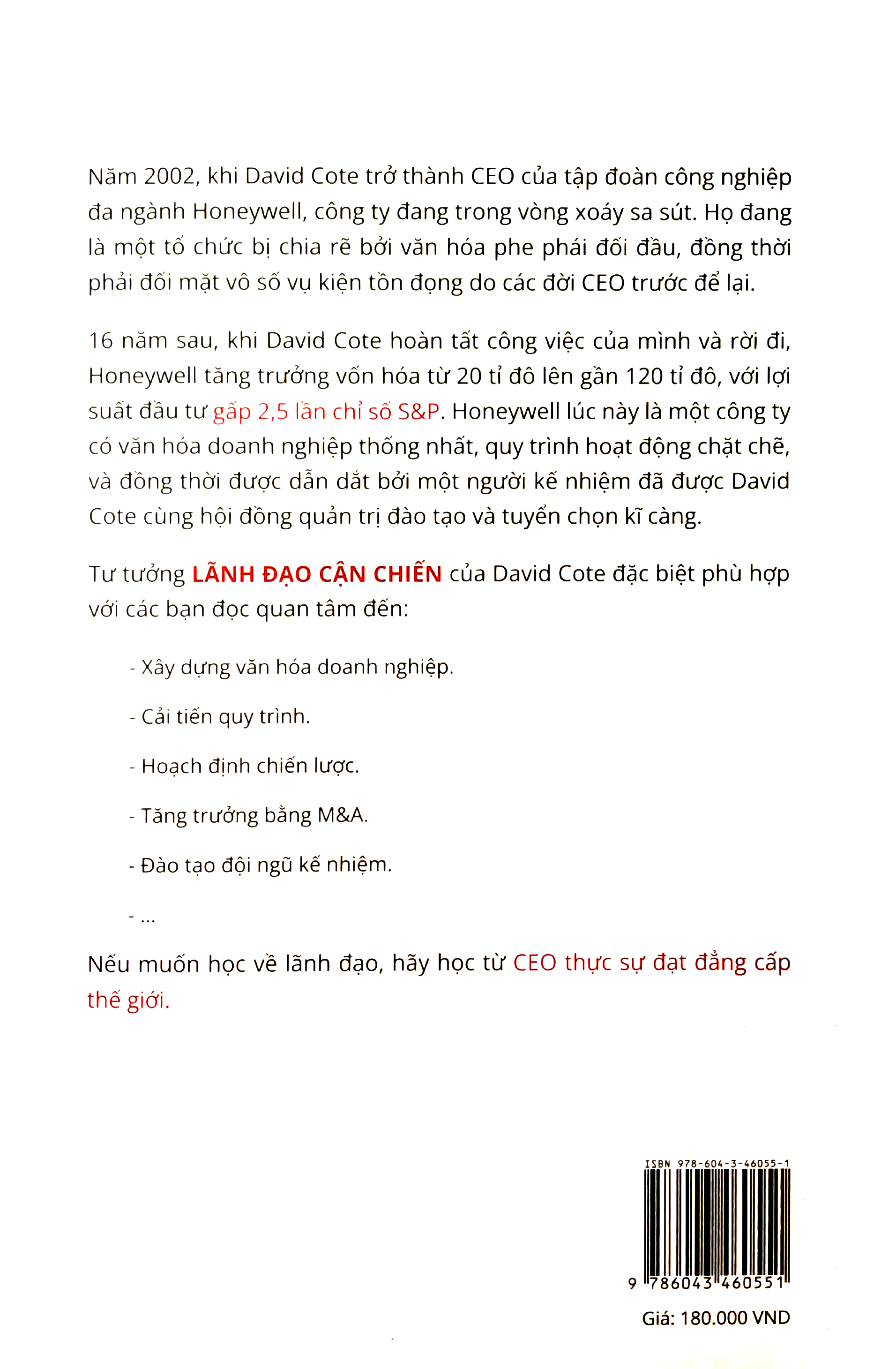 lãnh đạo cận chiến - vực dậy công ty đang gặp khó khăn bằng văn hóa doanh nghiệp và chiến lược m&a - phương pháp của ceo đẳng cấp thế giới - Ảnh 6