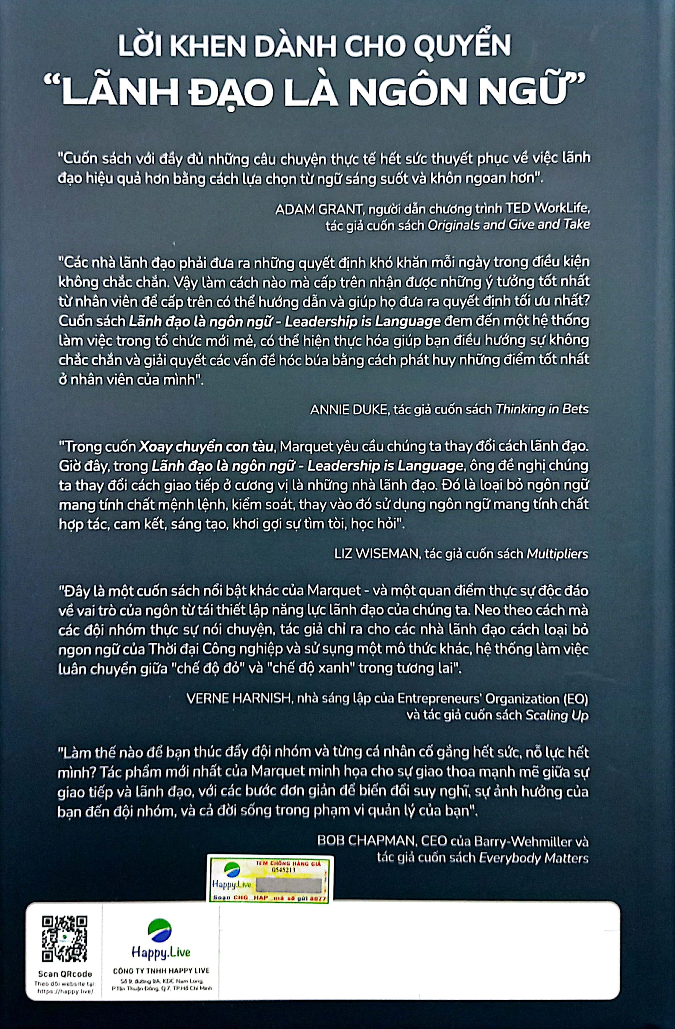 lãnh đạo là ngôn ngữ - leadership is language - Ảnh 7