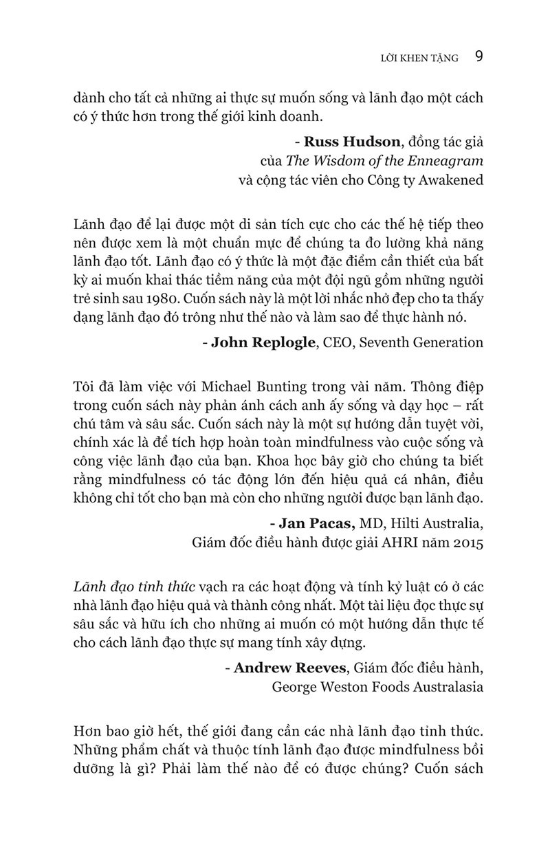 Lãnh Đạo Tỉnh Thức - The Mindful Leader - Ảnh 5
