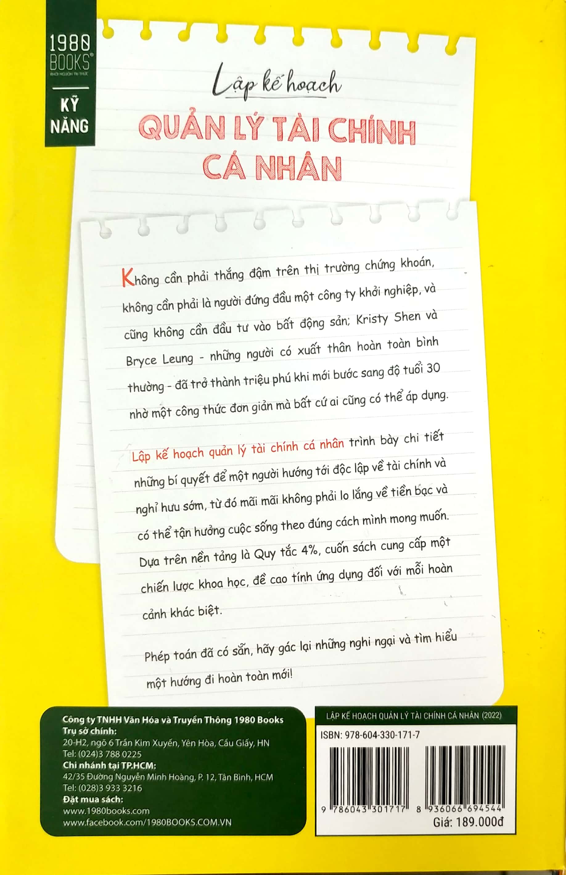 lập kế hoạch quản lý tài chính cá nhân (tái bản 2022) - Ảnh 6