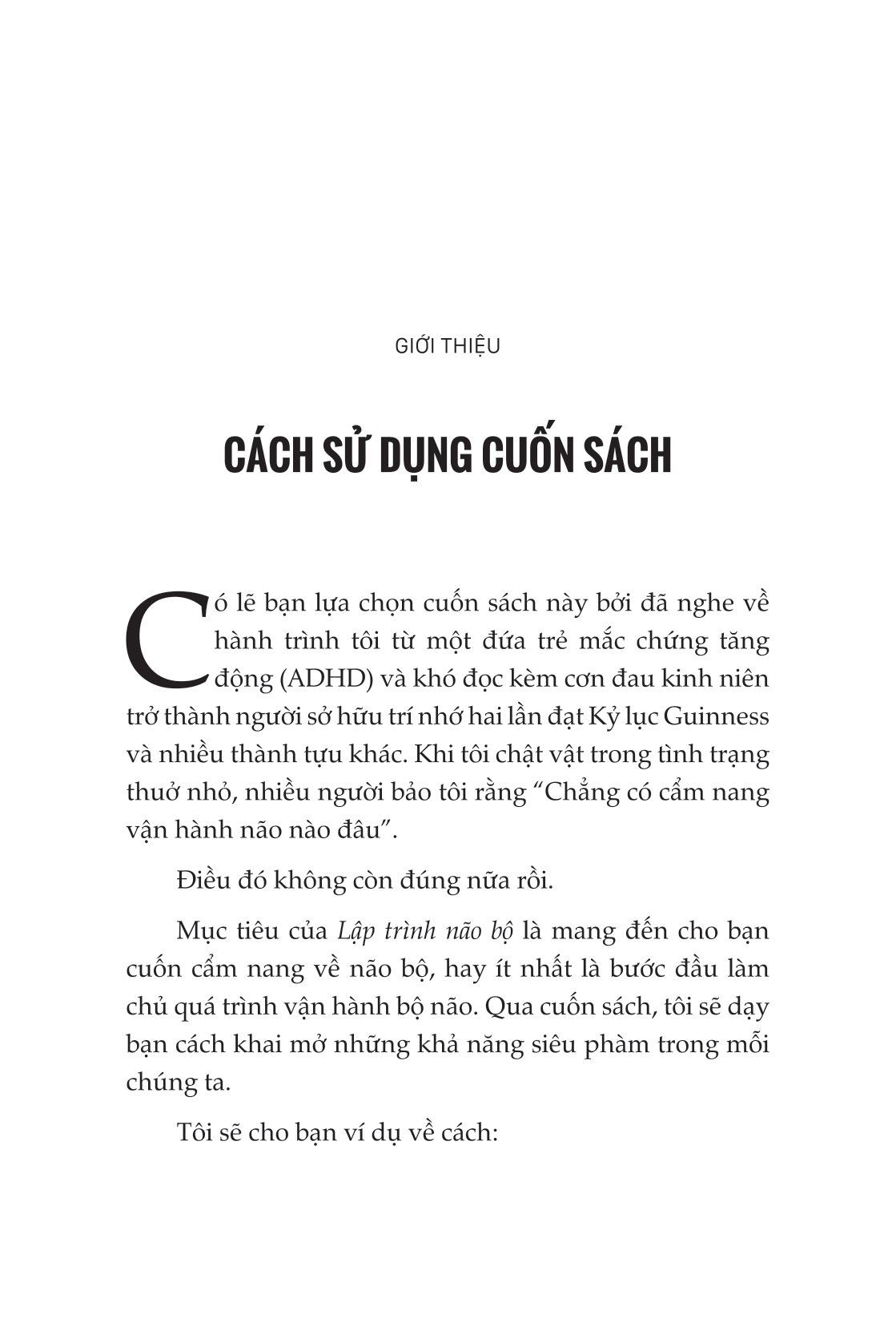 lập trình não bộ - làm chủ trí nhớ, sự tập trung, cảm xúc và giải phóng thiên tài bên trong bạn - Ảnh 9