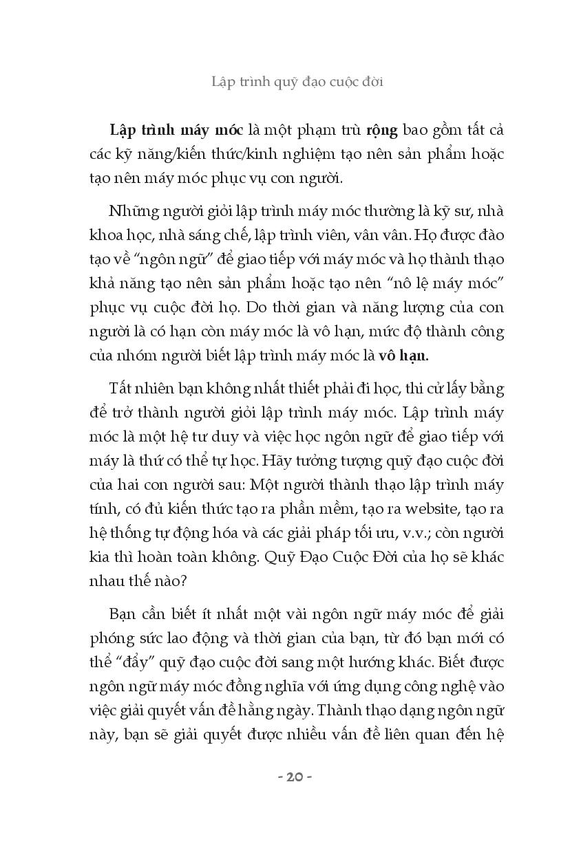 lập trình quỹ đạo cuộc đời - Ảnh 5