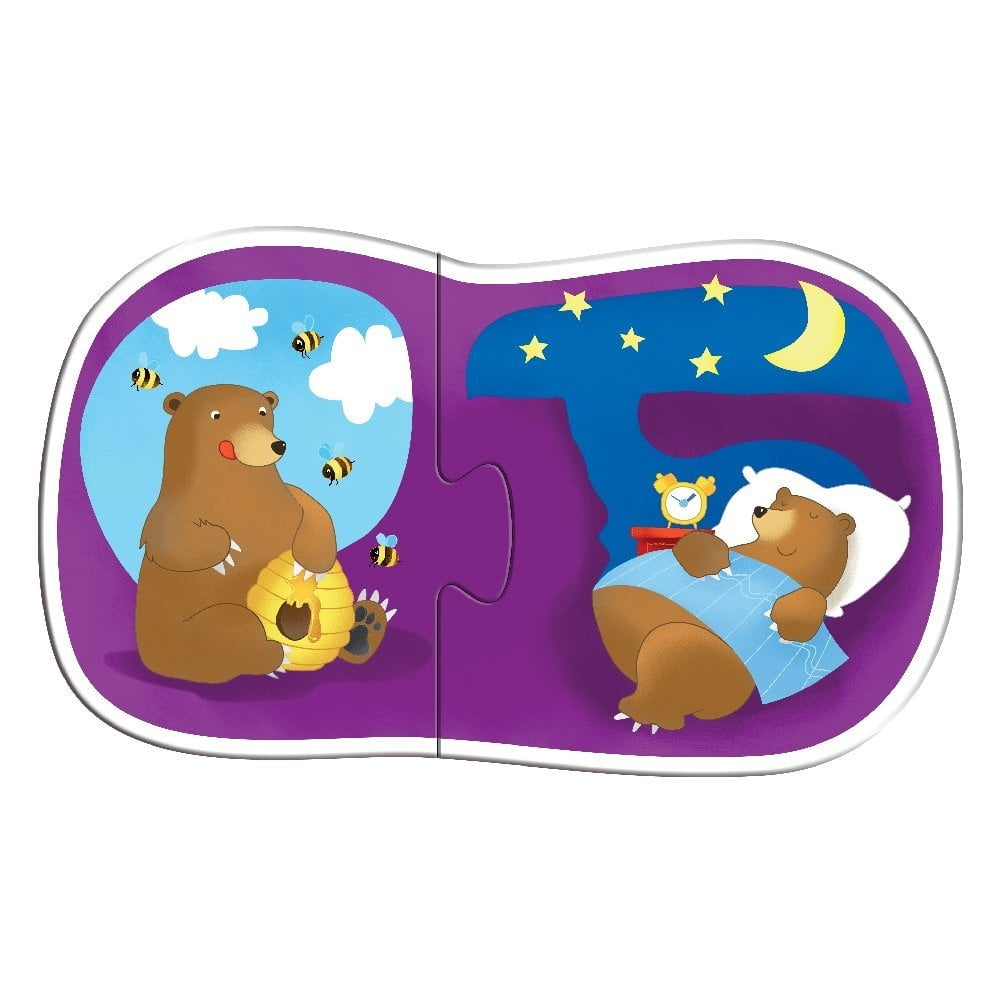 large animals opposite puzzle with book - Ảnh 4