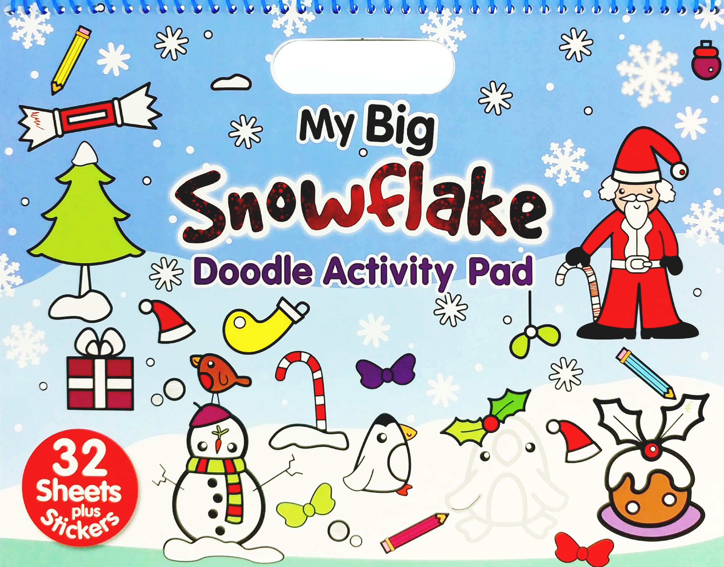 large doodle book - my big snowflake - Ảnh 2