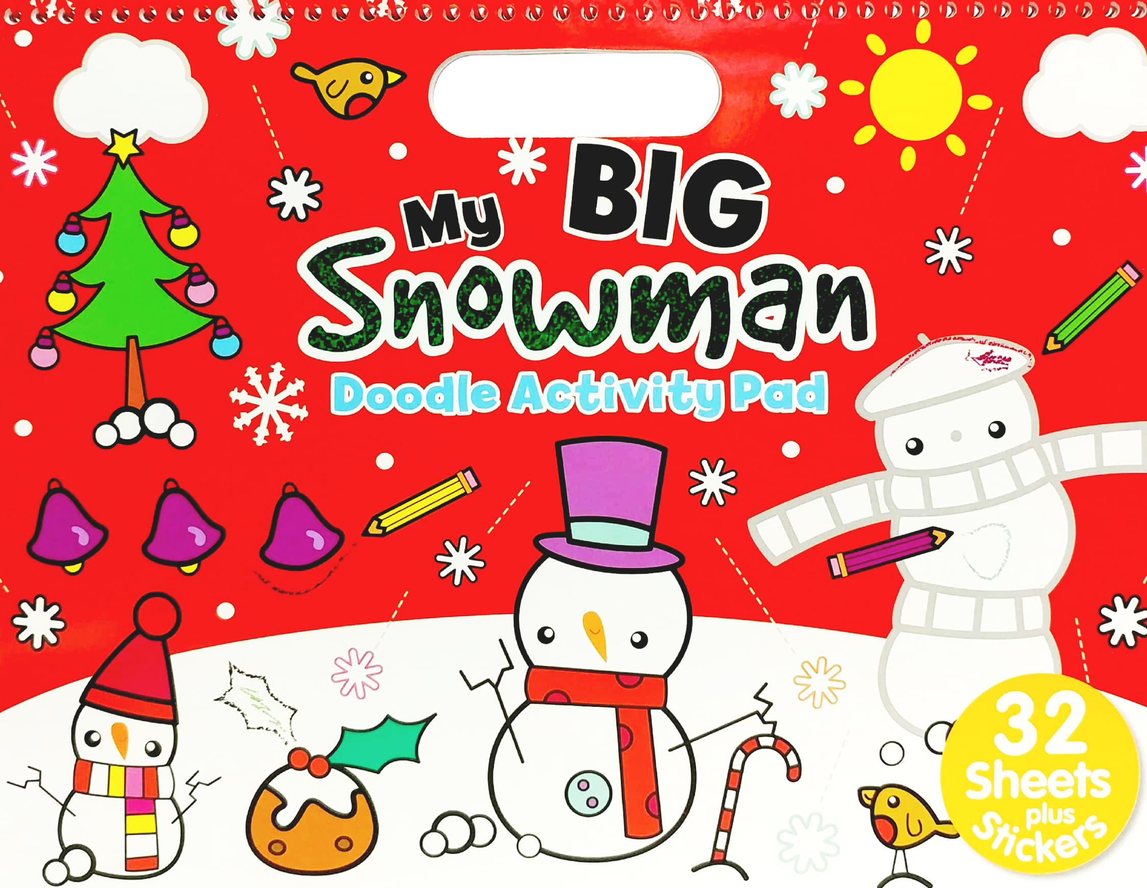 large doodle book - my big snowman - Ảnh 2