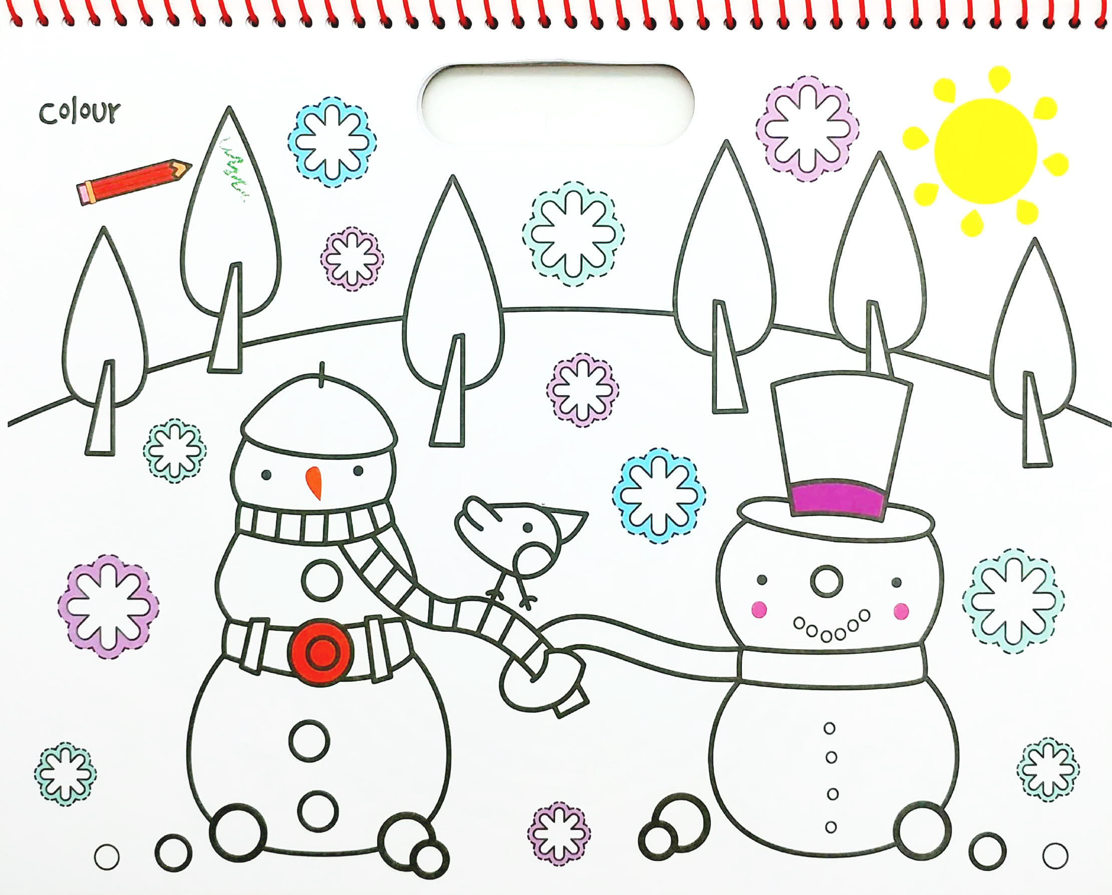 large doodle book - my big snowman - Ảnh 3