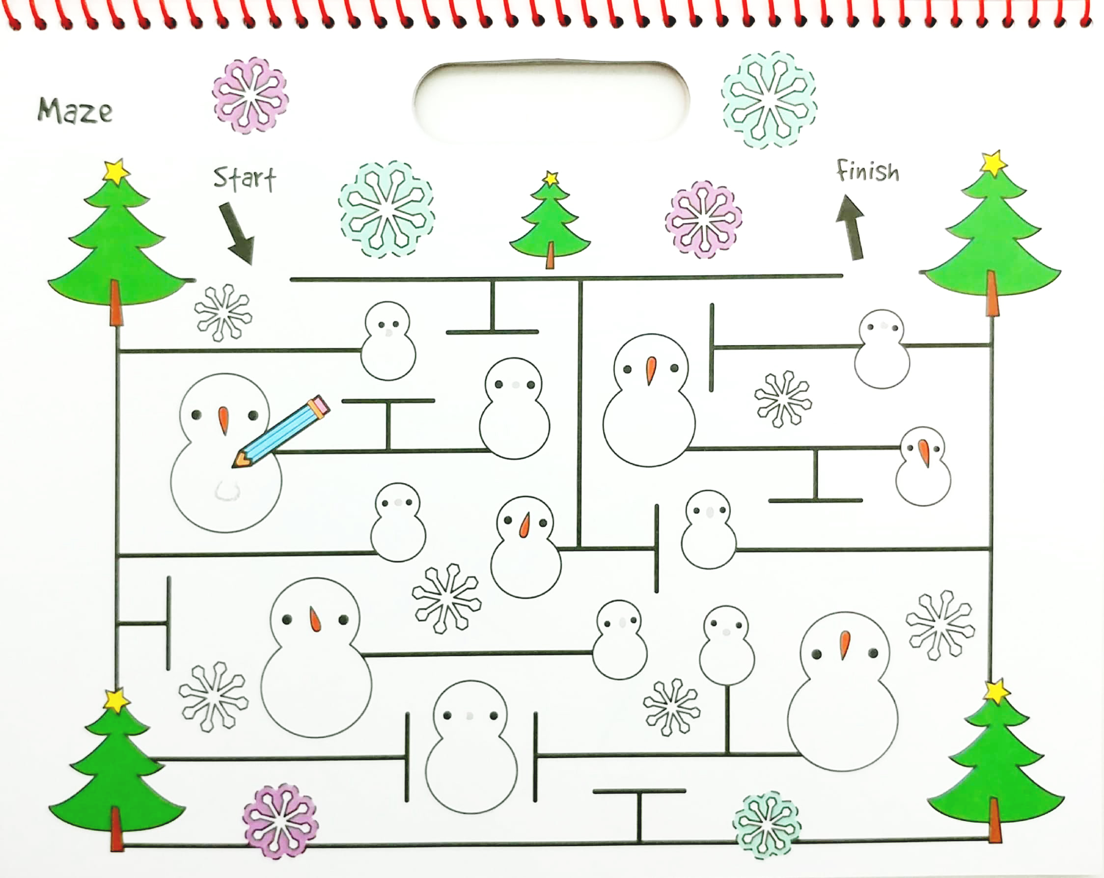 large doodle book - my big snowman - Ảnh 5