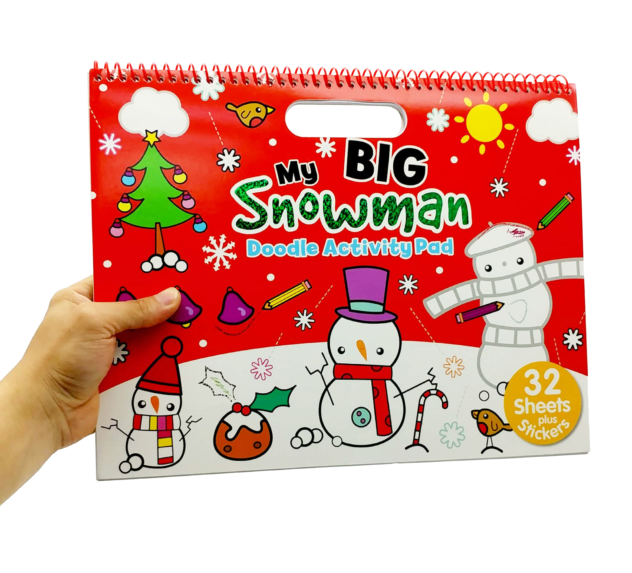large doodle book - my big snowman - Ảnh 7