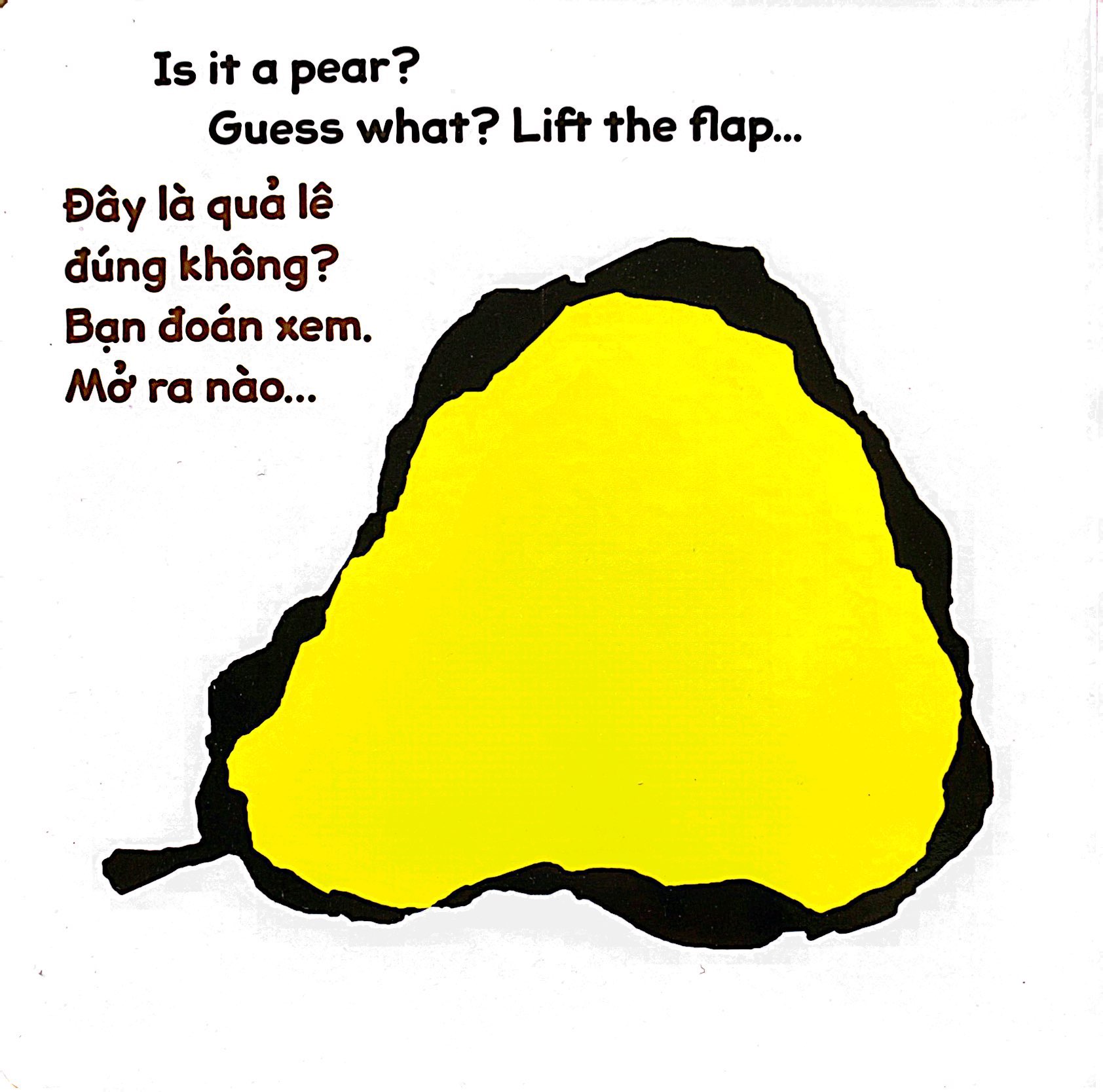 lật giở song ngữ - quả gì đây - bìa cứng - Ảnh 3