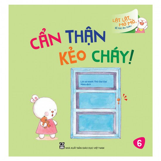 lật lật, mở mở, bé học an toàn - cẩn thận kẻo cháy - Ảnh 2
