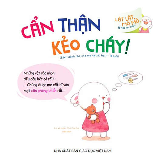 lật lật, mở mở, bé học an toàn - cẩn thận kẻo cháy - Ảnh 3