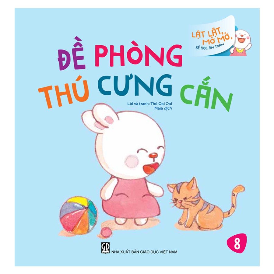 lật lật, mở mở, bé học an toàn - đề phòng thú cưng cắn - Ảnh 2