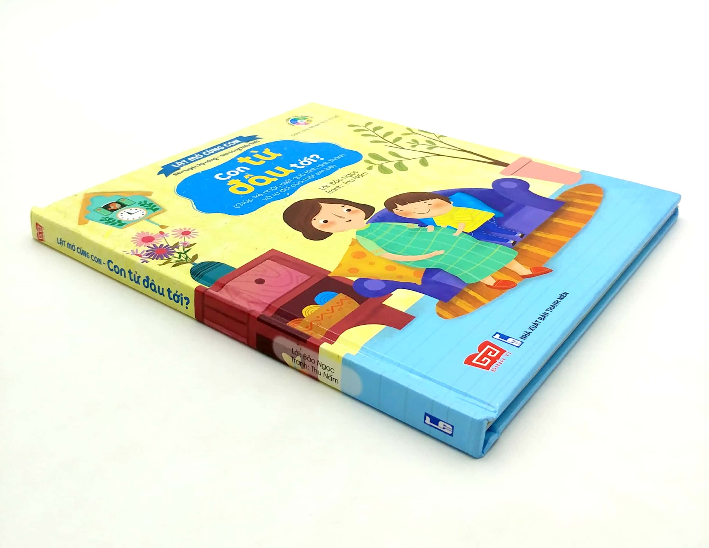 lật mở cùng con - con từ đâu tới? (giúp trẻ nhận biết quá trình hình thành và ra đời của một em bé) - Ảnh 2