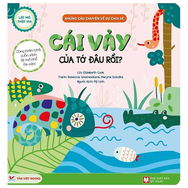 lật mở thật vui - những câu chuyện về sự chia sẻ - cái vảy của tớ đâu rồi? - bìa cứng - Ảnh 2