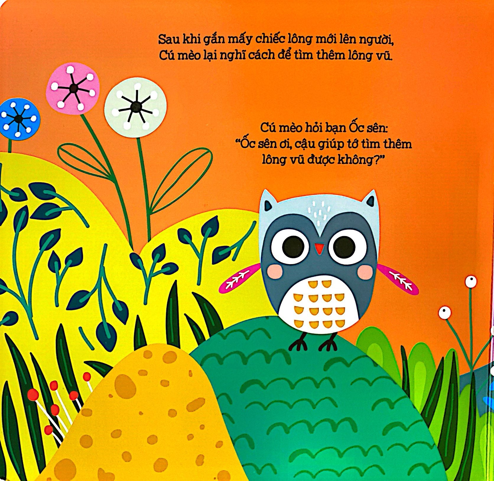 lật mở thật vui - những câu chuyện về sự chia sẻ - lông vũ của tớ đâu rồi? - bìa cứng - Ảnh 5