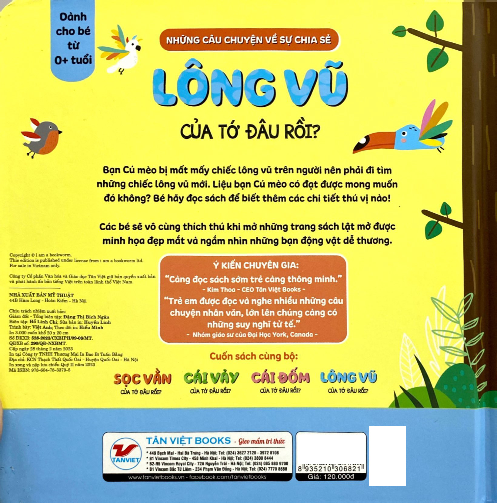 lật mở thật vui - những câu chuyện về sự chia sẻ - lông vũ của tớ đâu rồi? - bìa cứng - Ảnh 6