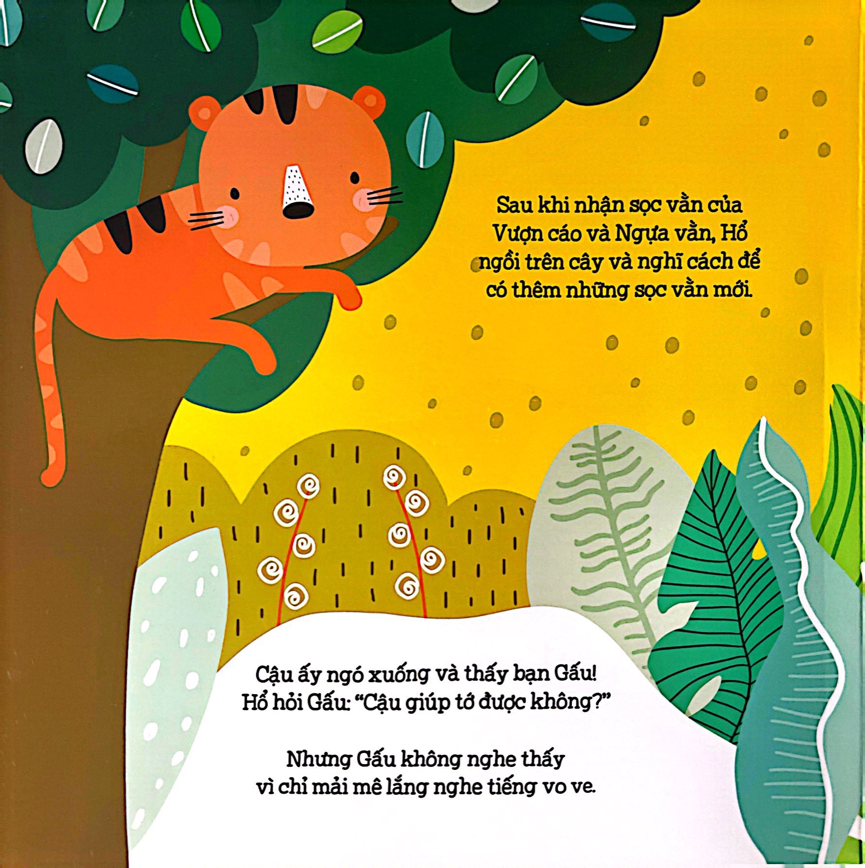 lật mở thật vui - những câu chuyện về sự chia sẻ - sọc vằn của tớ đâu rồi? - bìa cứng - Ảnh 5