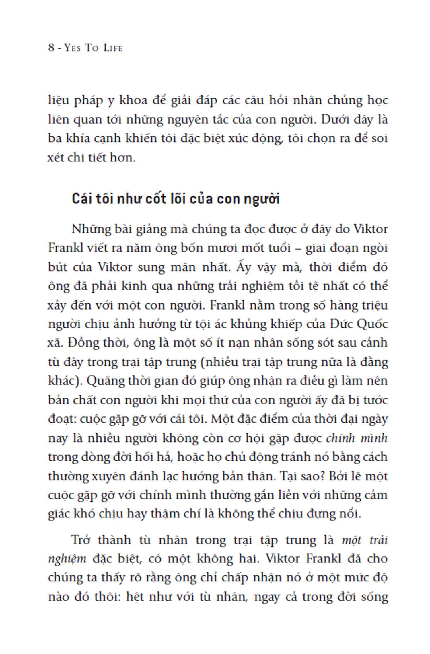 lẽ sống - yes to life in spite of everything - Ảnh 4