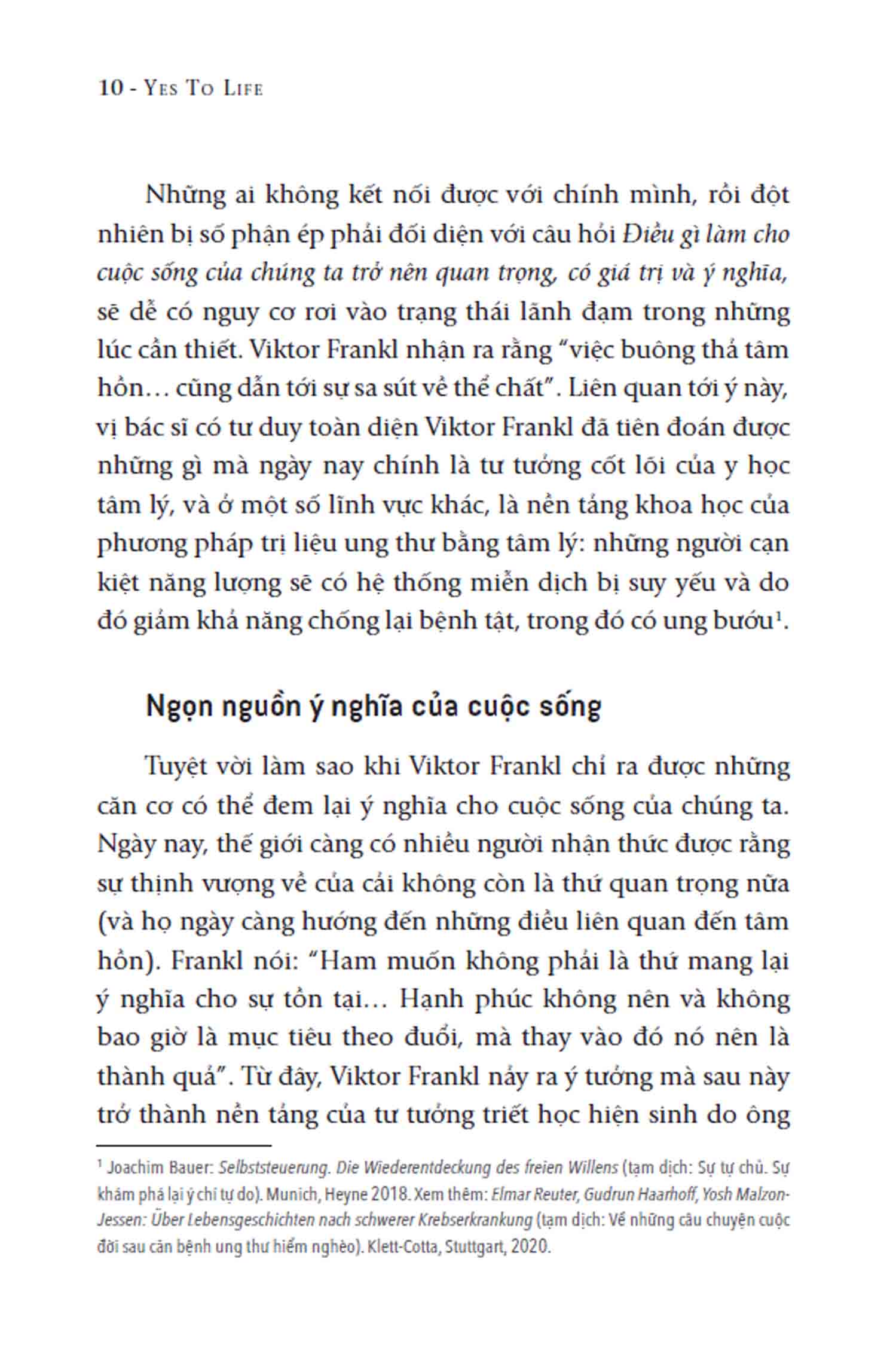 lẽ sống - yes to life in spite of everything - Ảnh 6