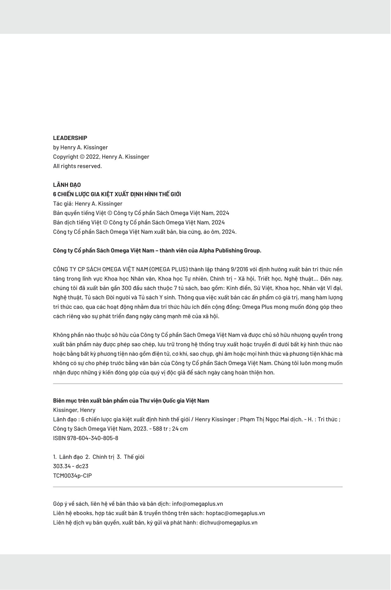 leadership - lãnh đạo - 6 chiến lược gia kiệt xuất định hình thế giới - bìa cứng - Ảnh 4