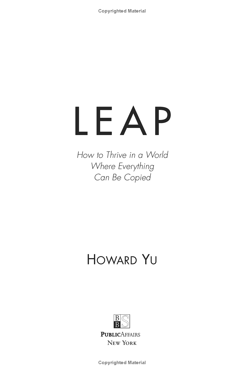 leap: how to thrive in a world where everything can be copied - Ảnh 3