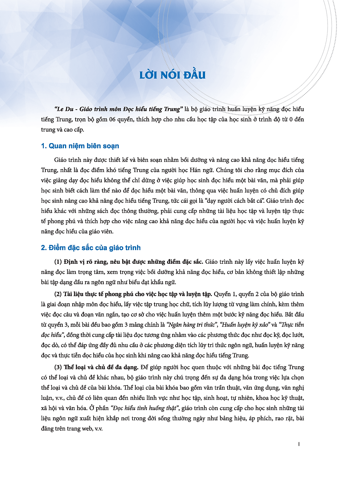 ledu - giáo trình môn đọc hiểu tiếng trung - tập 1 - Ảnh 6