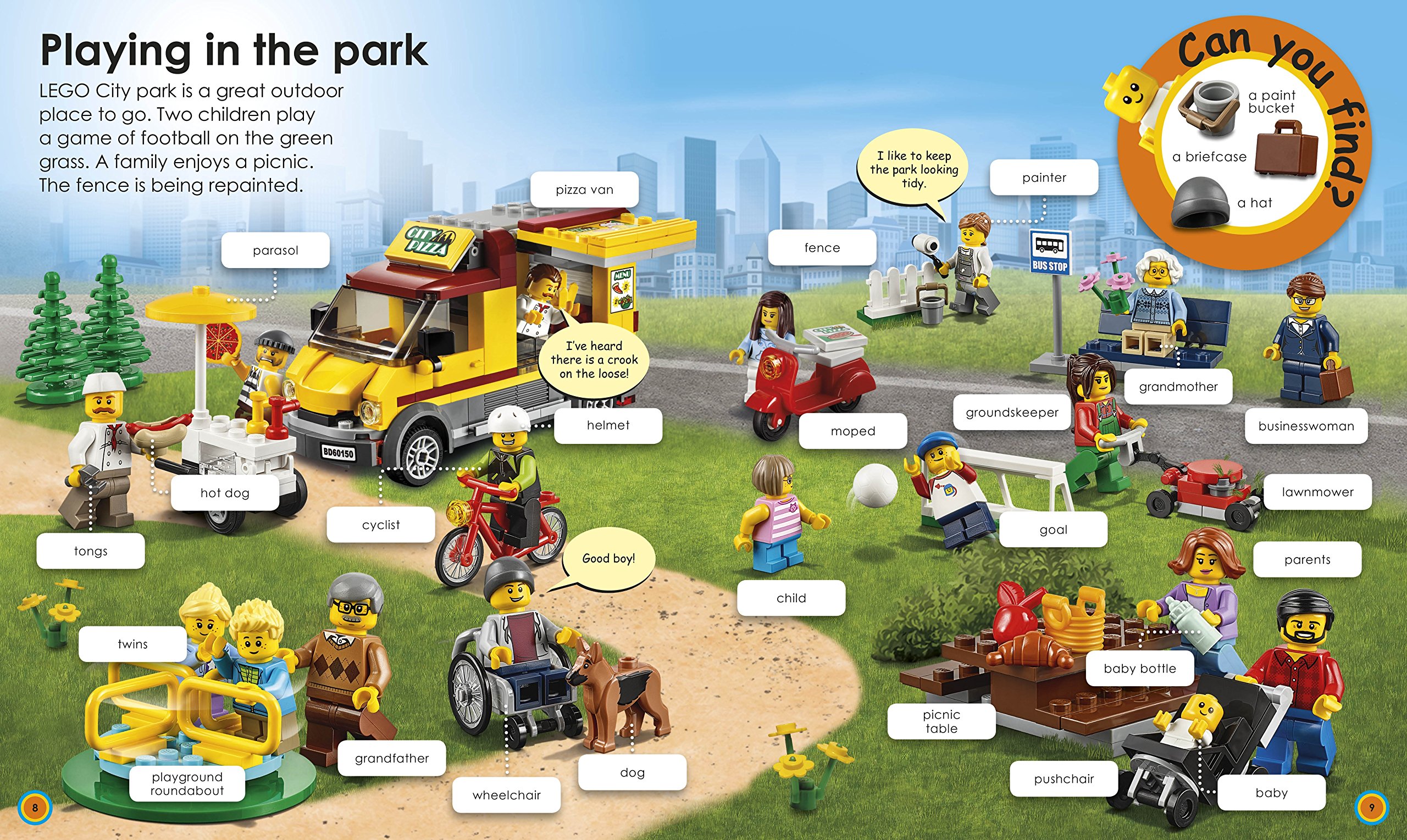 lego city busy word book - Ảnh 5