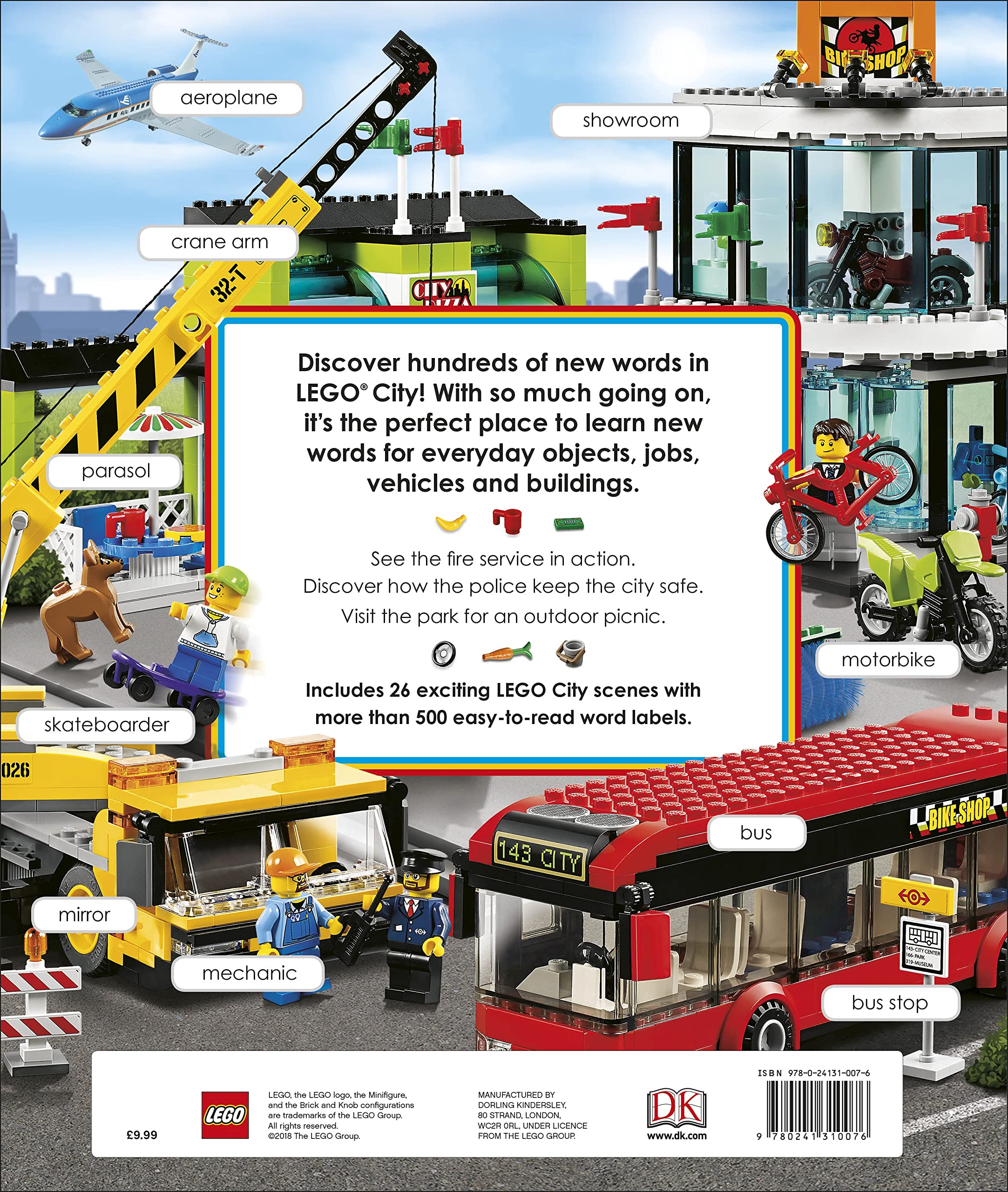 lego city busy word book - Ảnh 8