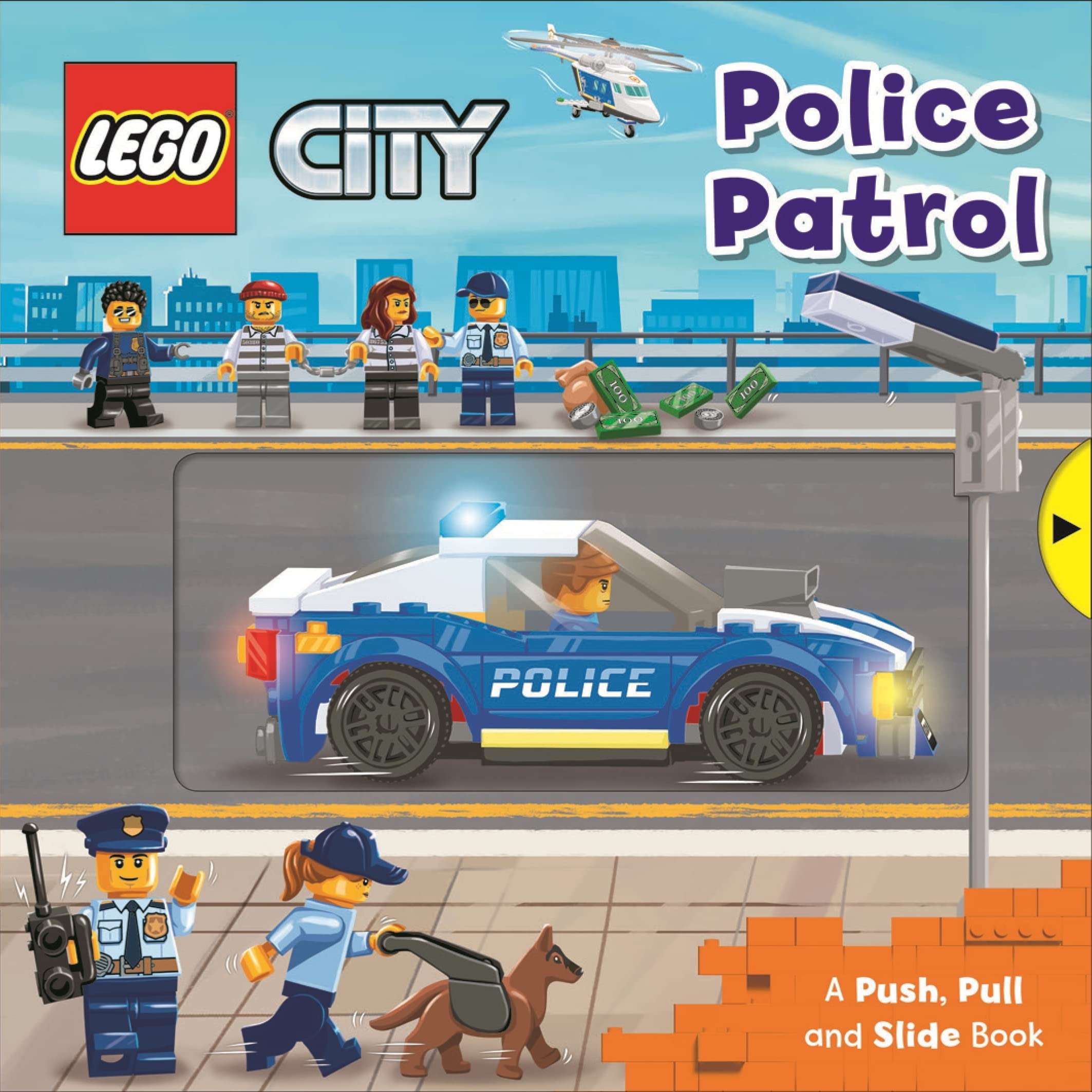 lego® city. police patrol: a push, pull and slide book - Ảnh 2