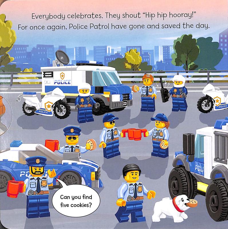 lego® city. police patrol: a push, pull and slide book - Ảnh 4