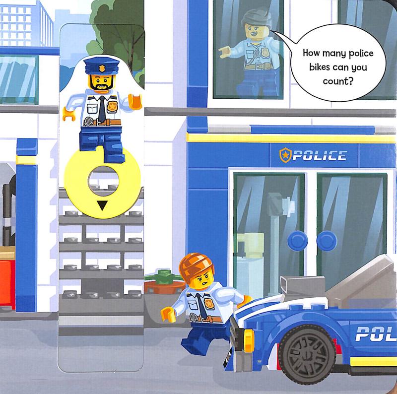 lego® city. police patrol: a push, pull and slide book - Ảnh 5