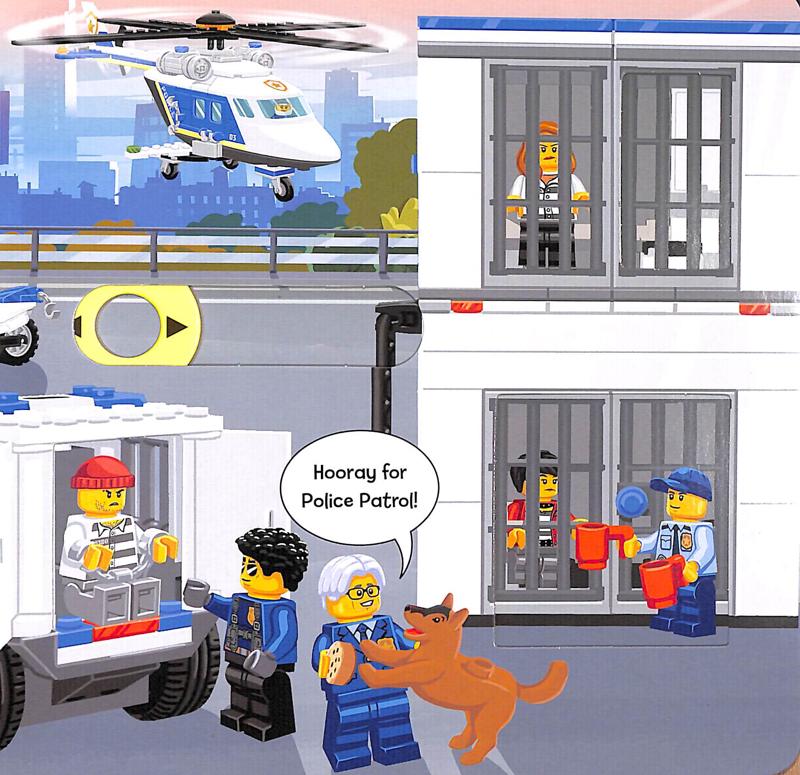 lego® city. police patrol: a push, pull and slide book - Ảnh 8